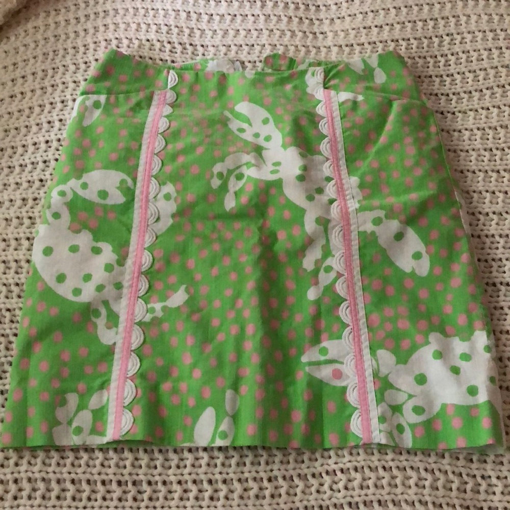 Lilly Pulitzer Rare Not So Crabby Size 0 Skirt